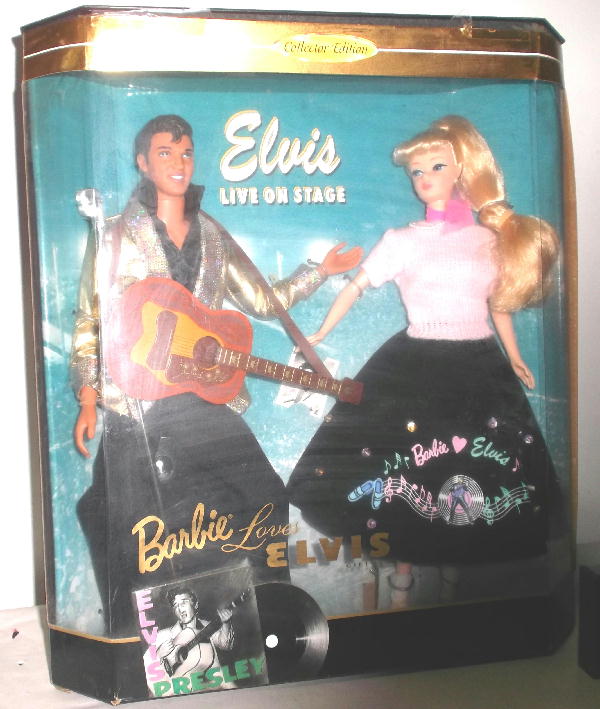 MATTEL Barbie/バービー人形/Barbie Loves ELVIS GIFT SET/エルビス プレスリー/ELVIS LIVE ON STAGE/1996年発売/ラスト出品★新品