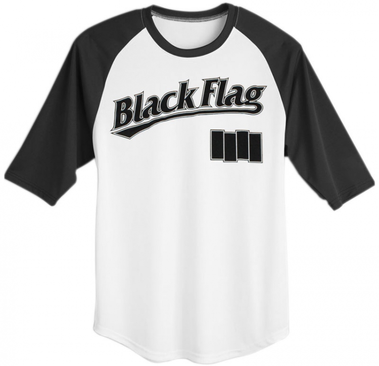 ブラックフラッグの超激レア ベースボールシャツ
