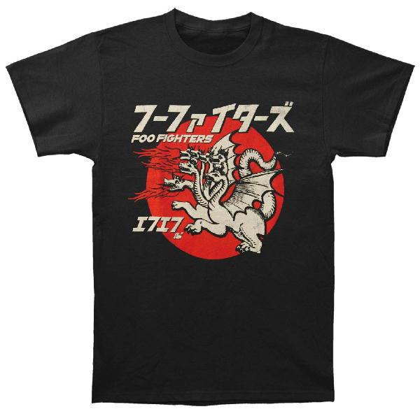 バンドTシャツ 公式 フー ファイターズ,Tシャツ,Foo Fighters,DRAGON,グランジ,ロックTシャツ  オルタナティヴ,オルタナ,パンク,punk,