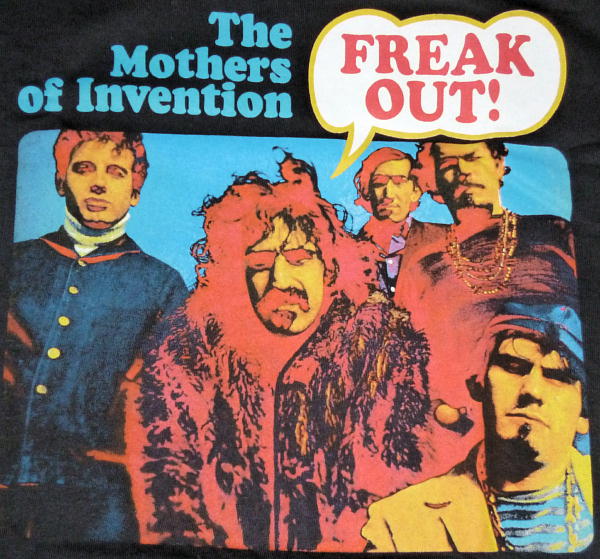 ロックTシャツ フランク ザッパ Tシャツ Frank Zappa 公式 Freak Out フリーク アウト サイケ,psyche, バンドTシャツ  通販