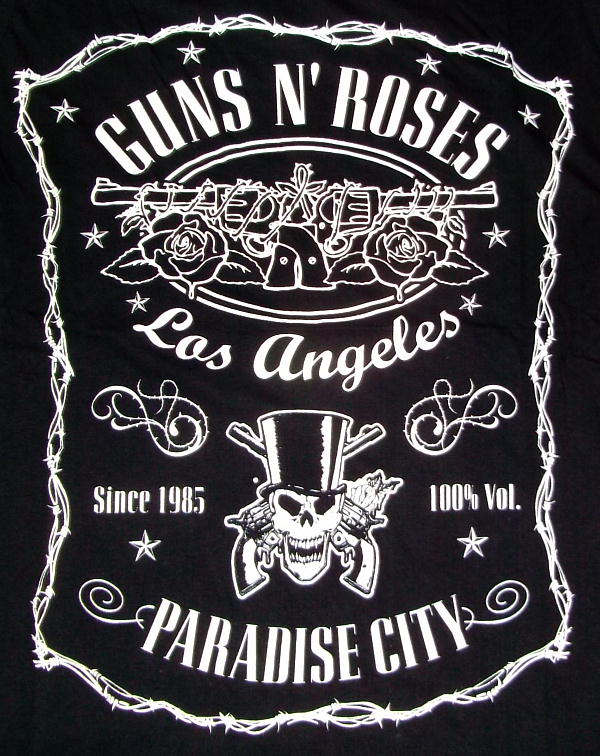 バンドTシャツ 公式 ガンズ & ローゼス,GUNS N ROSES,ロックTシャツ,通販,ラベル,ハードロック,へヴィメタル,punk,ロックTシャツ