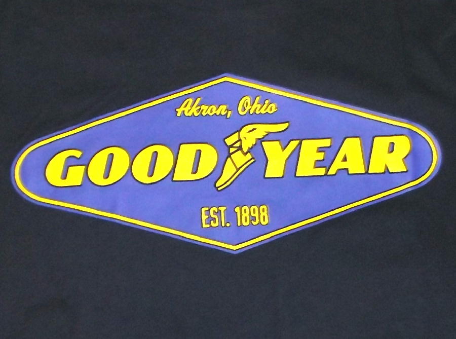 グッドイヤー GoodYear Tシャツ タイヤ,メーカー,アメリカ,企業,ロゴ