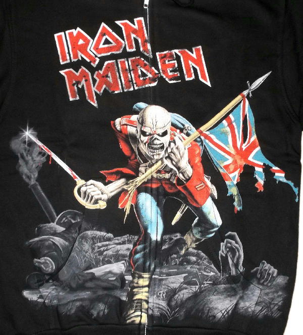 バンドTシャツ 通販 アイアンメイデン パーカ,Iron Maiden ロックT