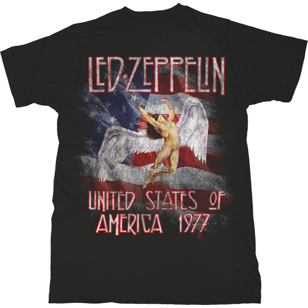 レッド ツェッペリン Tシャツ Led Zeppelin 1977 正規品 公式 ハード