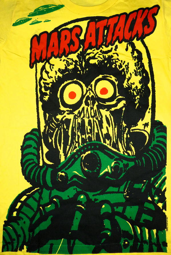 ロックTシャツ 通販 マーズアタック,MarsAttacks,Tシャツ,販売,ティム・バートン,SF,映画,通販