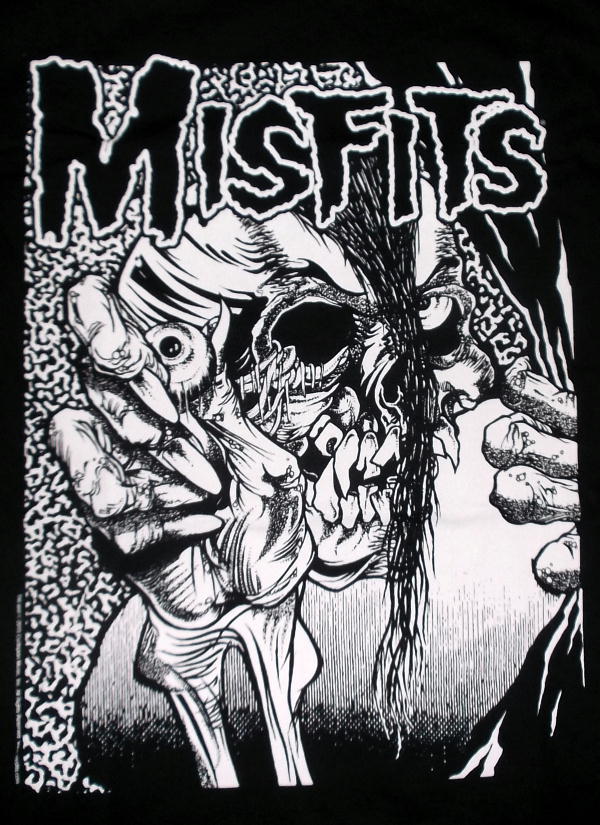 バンドTシャツ,通販 ミスフィッツ MISFITS 公式 ロックTシャツ Mommy パスヘッド pushead ホラー