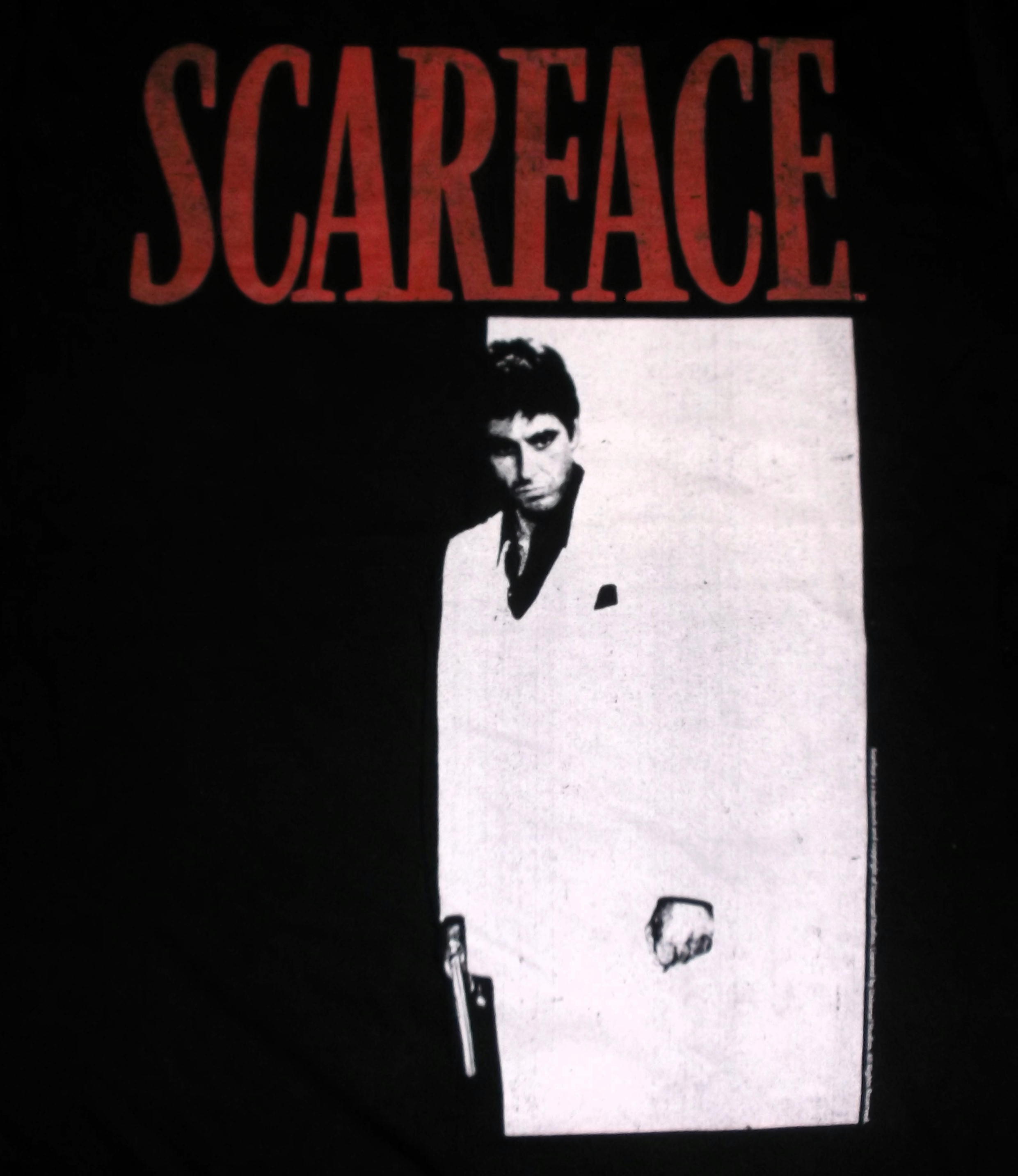 希少　USA購入 Scarface マシンガン　デザイン　Tシャツ　アルパチーノ