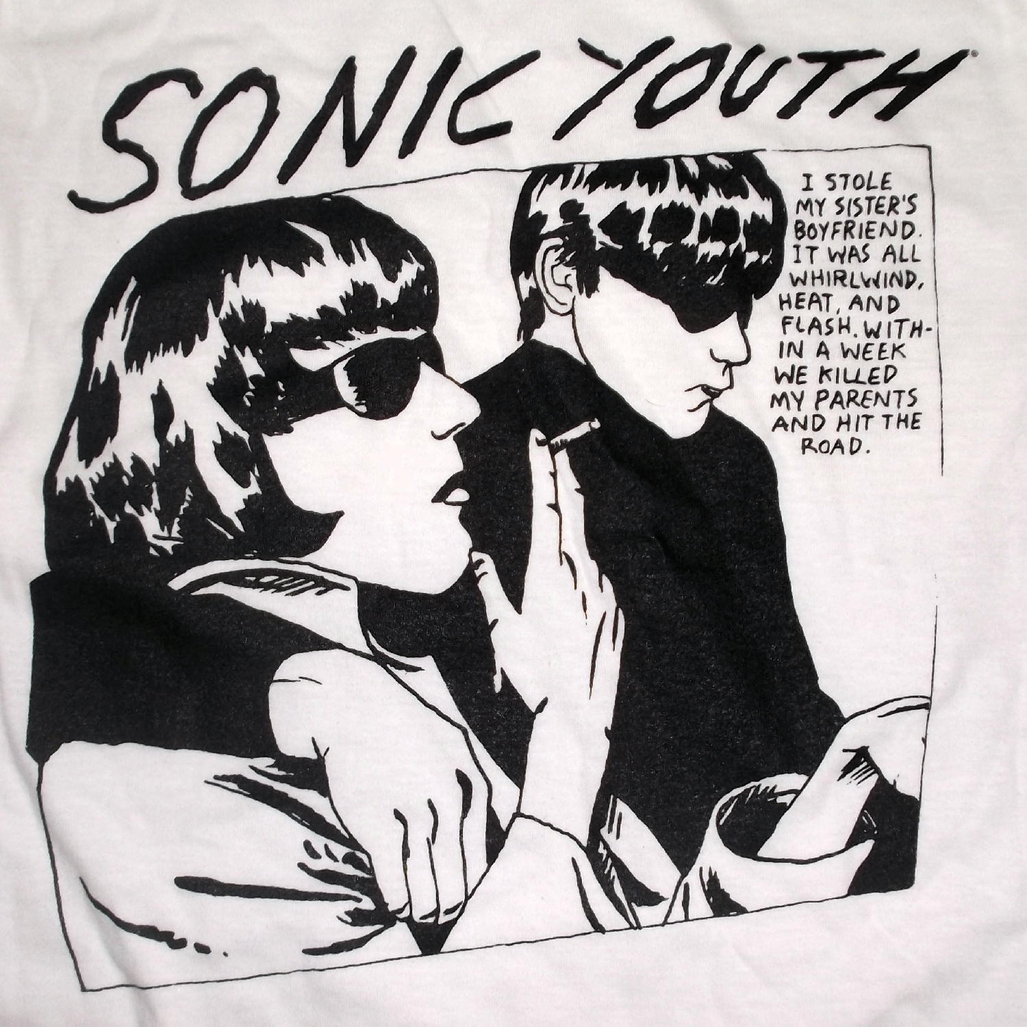 ソニックユース Sonic Youth Tシャツ GOO オルタナ indie 公式 バンドT ...