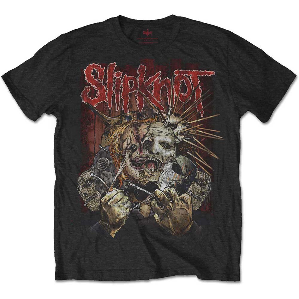 バンドTシャツ 公式 スリップノット SLIPKNOT Tシャツ 公式 スラッシュメタル,ロックTシャツ,プリンセスノキア,Thrash  Metal,アメカジ,流行