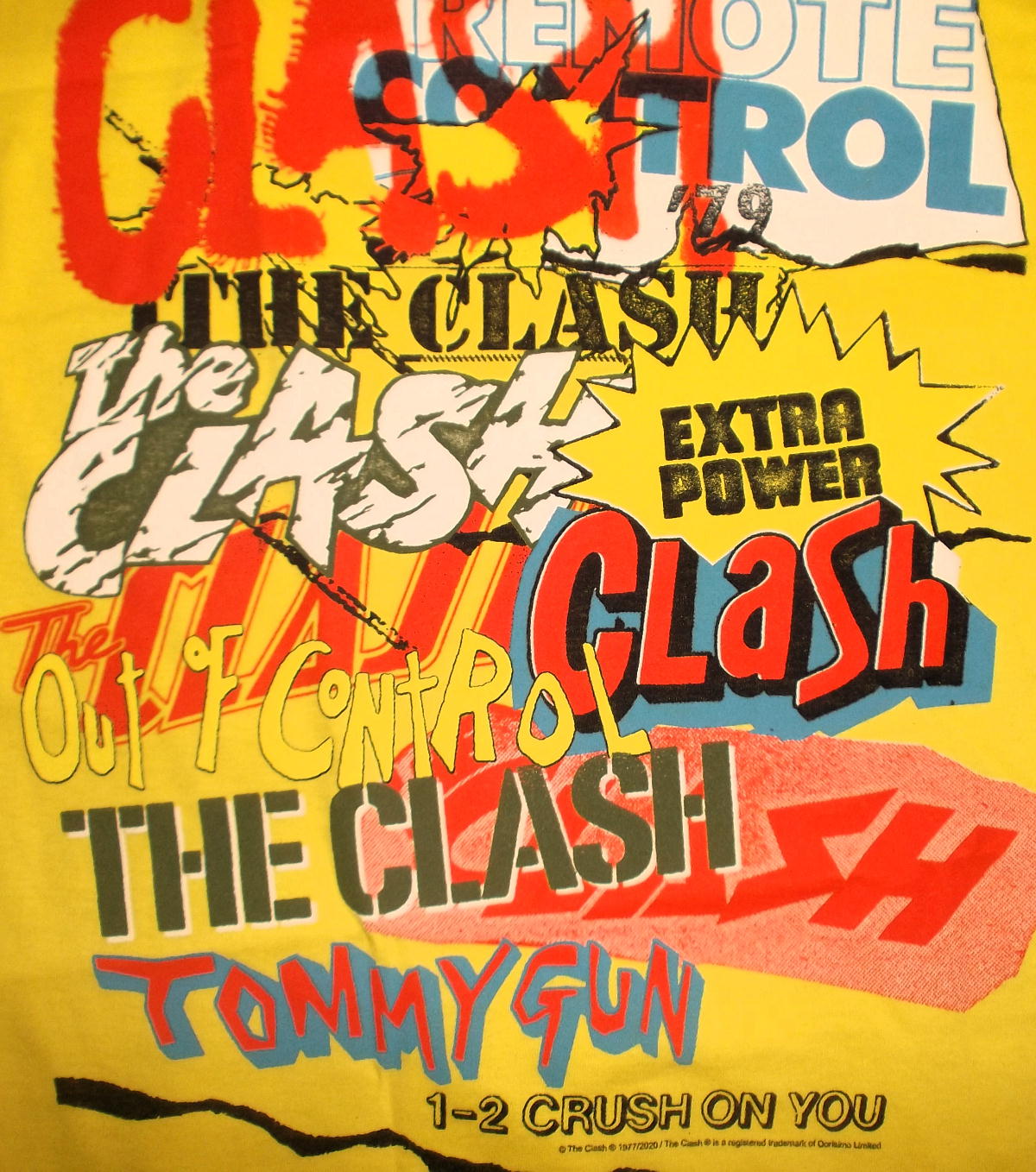 ＵＳＡ製★９０’ｓ ＴＨＥ ＣＬＡＳＨ ザ・クラッシュ  ストラマー Ｔシャツ