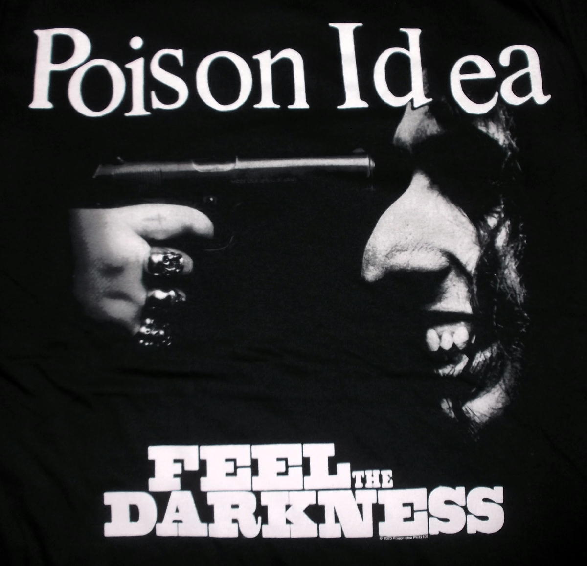 DARKNESS,Tシャツ,POISON　THE　アイデア,FEEL　ポイズン　IDEA,販売　バンドTシャツ　パンク,ロック,hc,punk,　通販　ハードコア