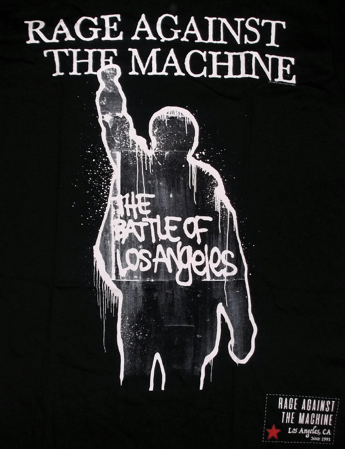 Rage against the machineバンドロックTシャツミクスチャー