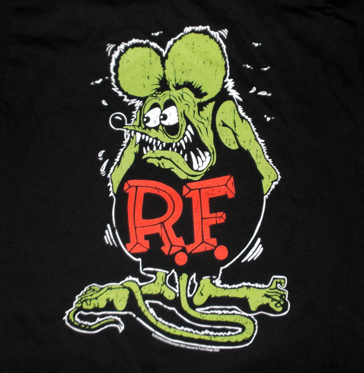 ラットフィンク 長袖Tシャツ RAT FINK ロンＴ 公式 スタンディング